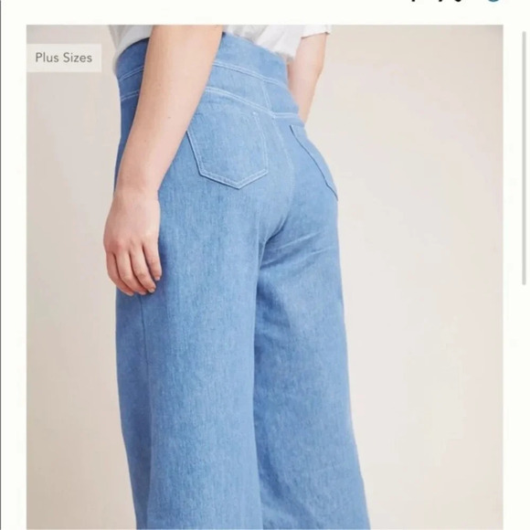 Anthrologie Pilcro High-Rise Wide-Leg Trouser Jeans Size 22W - Picture 3 of 15
